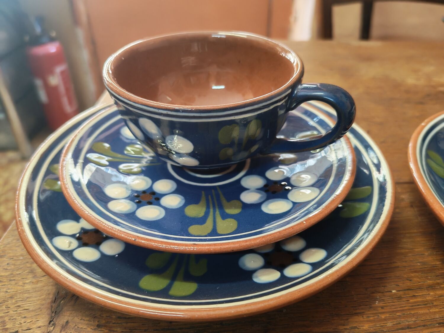Artisanal ceramic breakfast set