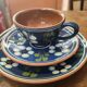 Artisanal ceramic breakfast set