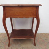 Former walnut marquetry sewing basket