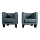 Pair of “Moji” Armchairs by Shigeru Uchida for Poltrona Frau