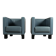 Pair of “Moji” Armchairs by Shigeru Uchida for Poltrona Frau