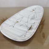 Free-form ceramic "fish" dish, modernist 1960