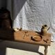 Mini cup, saucer or egg cup in teak H5 D5