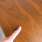 Scandinavian square teak coffee table