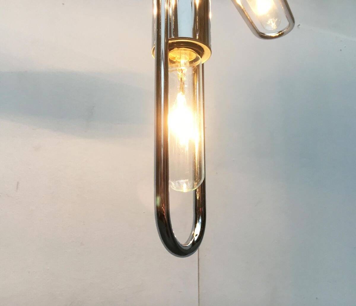 German chandelier Space Age by Kinkeldey