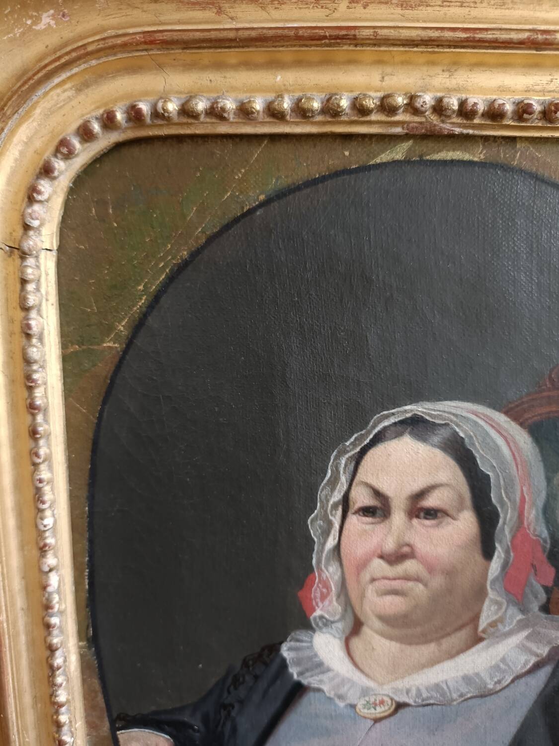 19th century painting, portrait of a woman