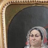 Peinture du xixème, portrait de femme