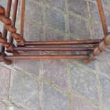 Mahogany nesting tables, set of 3