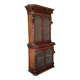 Antique Neo-Renaissance Oak Bookcase with Figural Carvings, 1870