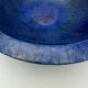 Brutalist Cup in Deep Blue Glazed Ceramic, Signed Studio Piece