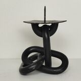 Brutalist "chain" candle holder