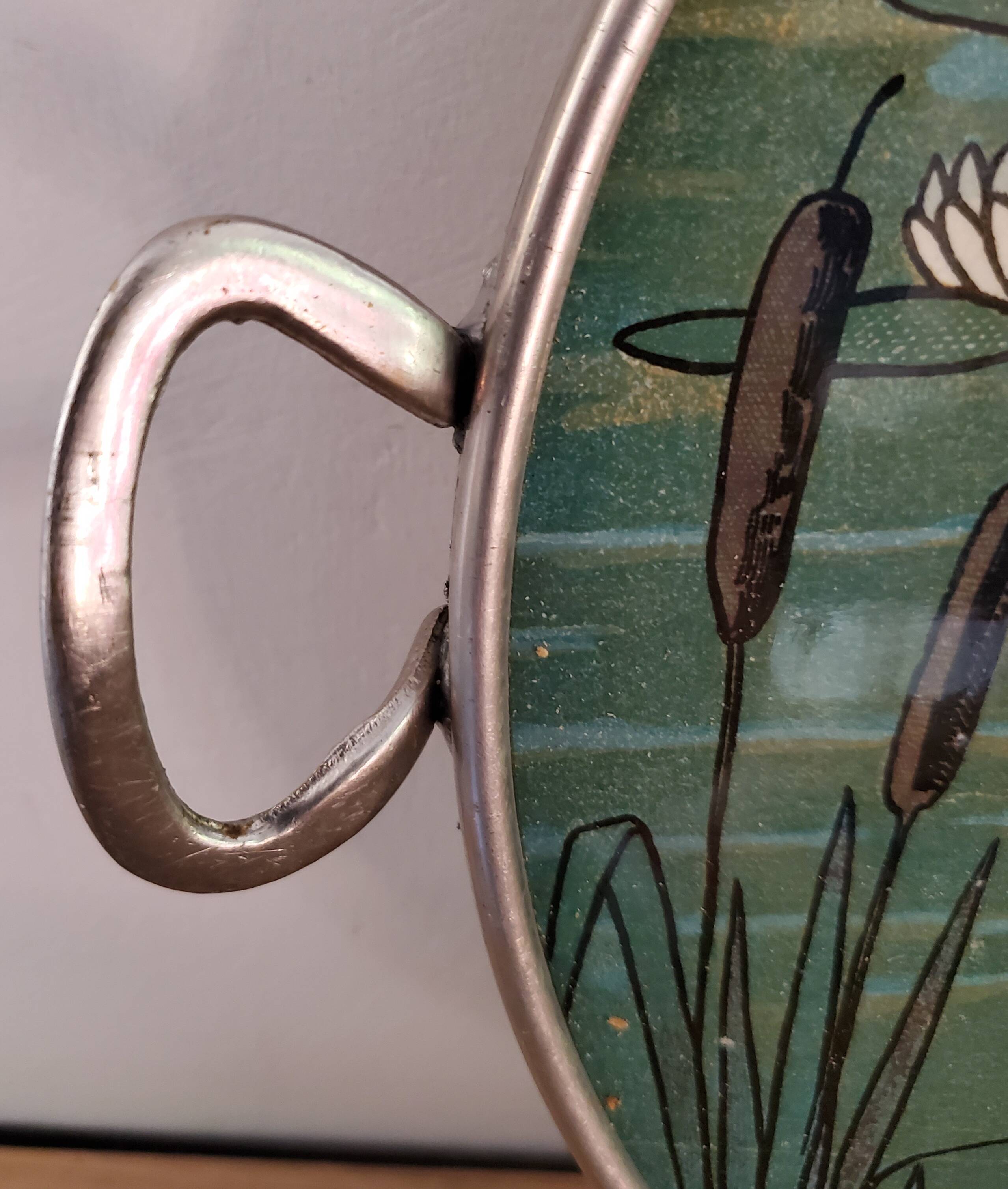 Ceramic plateau Sarreguemines