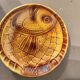 Vintage barbotine plates with fish decoration, 22 pieces.