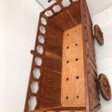 Wooden castor bed from the 40s and 50s