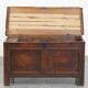 Antique 17th-century English oak chest