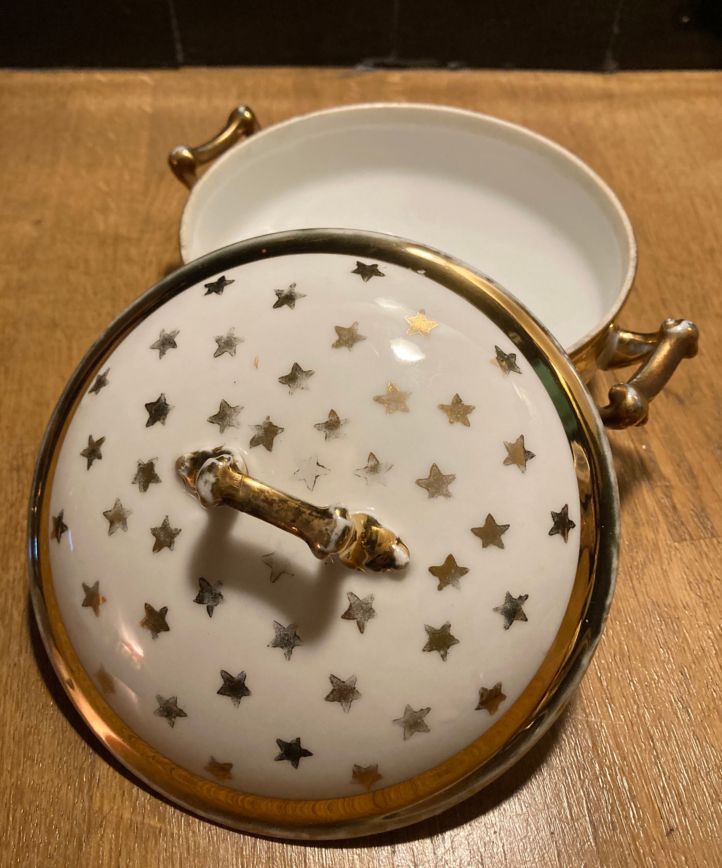 Candy Limoges gold leaf