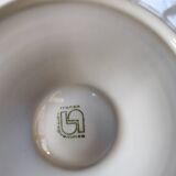 Set of 6 vintage shell plates in Sarreguemines barbotine