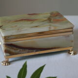 Alabaster jewelry box