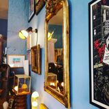 Golden mirror  - 127x70cm