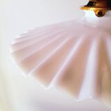 Suspension in pleated opaline 1950