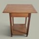 Table d’appoint chêne – Lignes architecturales, esprit moderniste 1940