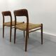 Danish Teak 56 chairs by Niels Otto Møller for J. L. Møllers