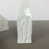 Set of 2 modernist 1960s vase sculptures Peter Müller for Sgrafo Modern, Germany