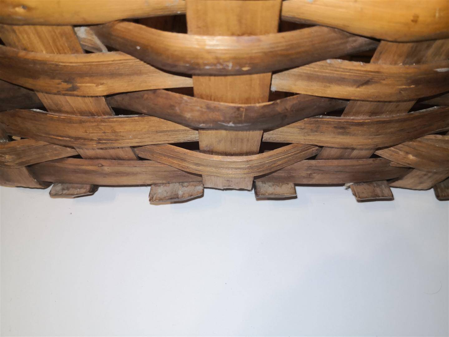 Rare antique wooden basket, retro vintage / 20th century