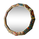 Vintage floral paper mirror