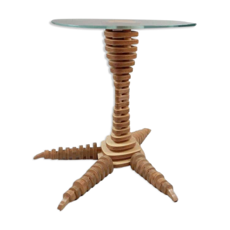 Table d’appoint contemporaine en bois par Joanna Sieradzan pour Svarog