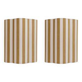 Paire appliques murales tissu