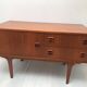Scandinavian 60s row with spindle feet