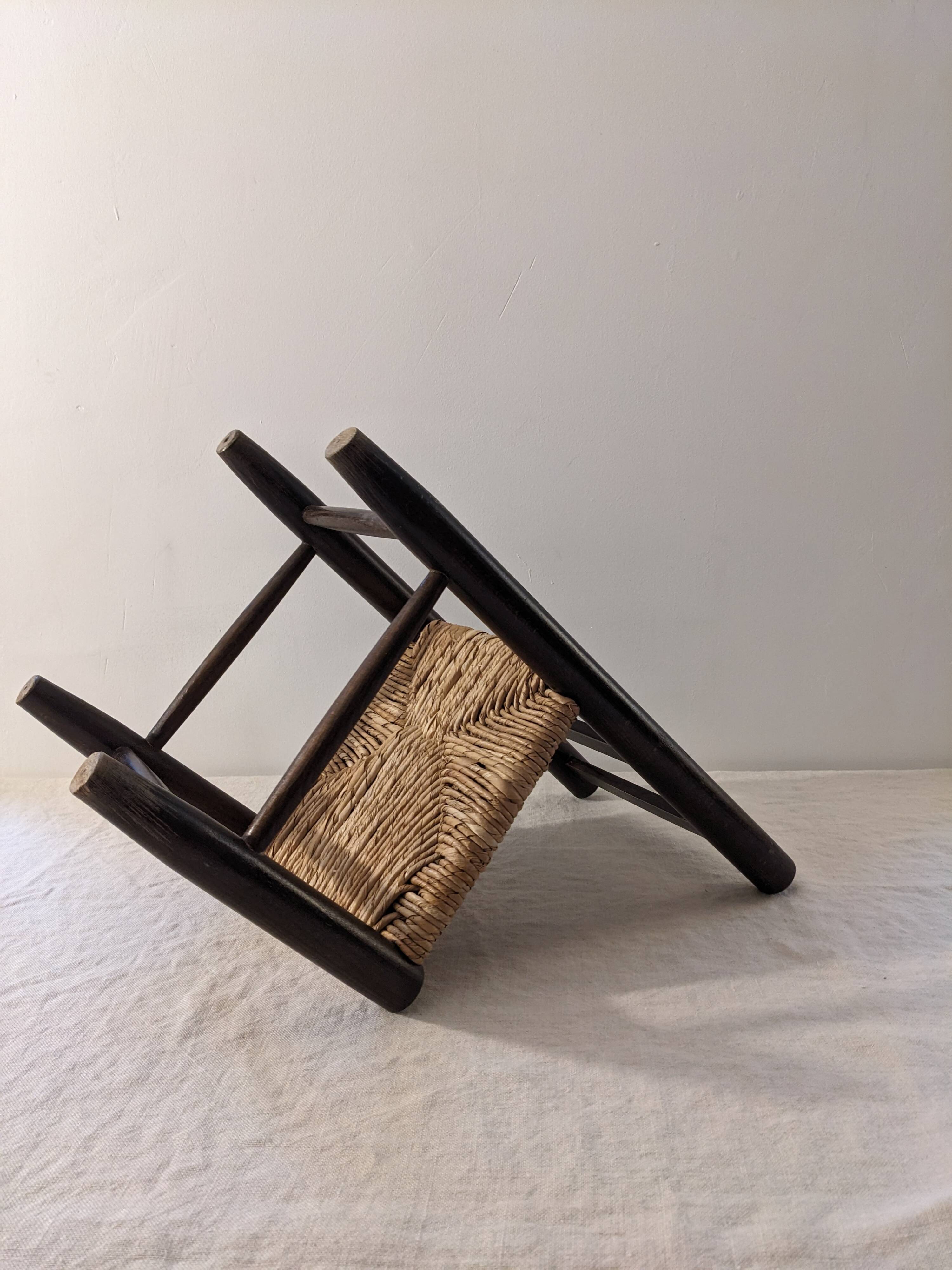 Straw chair for children