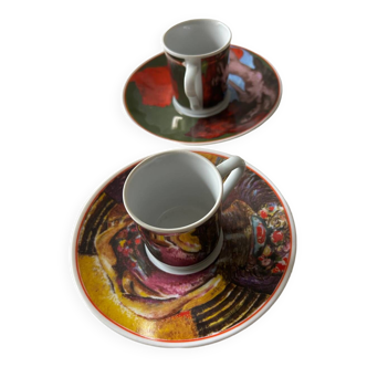 Lot de 2 tasses à café