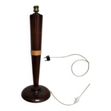 Vintage wooden desk lamp base