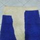 Tapis marocain artisanal décoré 250cmx100cm