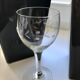 Lot de 5 verres à vin en cristal gravé années 50