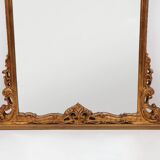 Miroir console en bois sculpté de style Louis XV, France, vers 1970