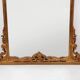 Wood-carved 20th century Louis XV style console mirror, France ca. 1970