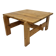Vintage coffee table pinewood minimalist 1970s design