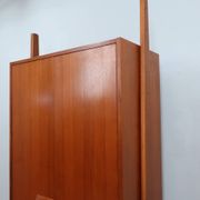 Mid century original teak storage wardrobe Italy 1960s