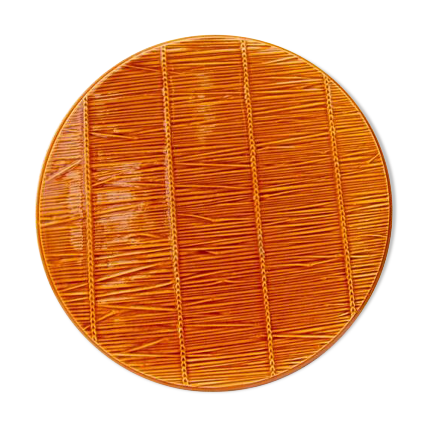 Plat rond Val d'or Gien