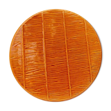Plat rond Val d'or Gien