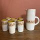 Ceramic orangeade and coffee set