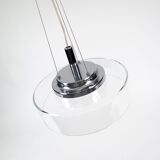 Italian glass lamp , 1980s