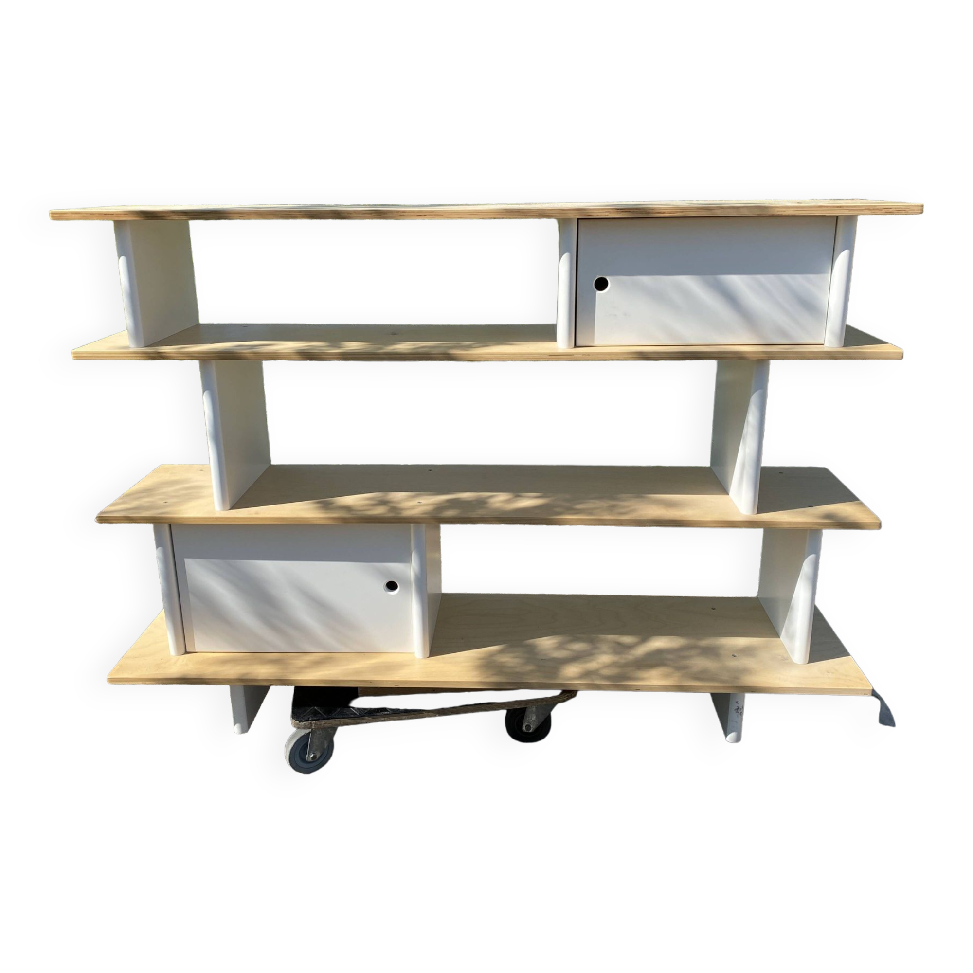 Oeuf NYC bookcase in birch and ecological Mdf
