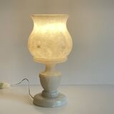 70s Tulip LAMP in ALABASTER Stone