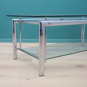 Table basse en verre, design danois, années 1970, production : Danemark