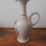 glazed terracotta vase, signed to identify