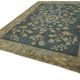 Handmade oriental decorative 1980s 237 cm x 313 cm beige wool carpet